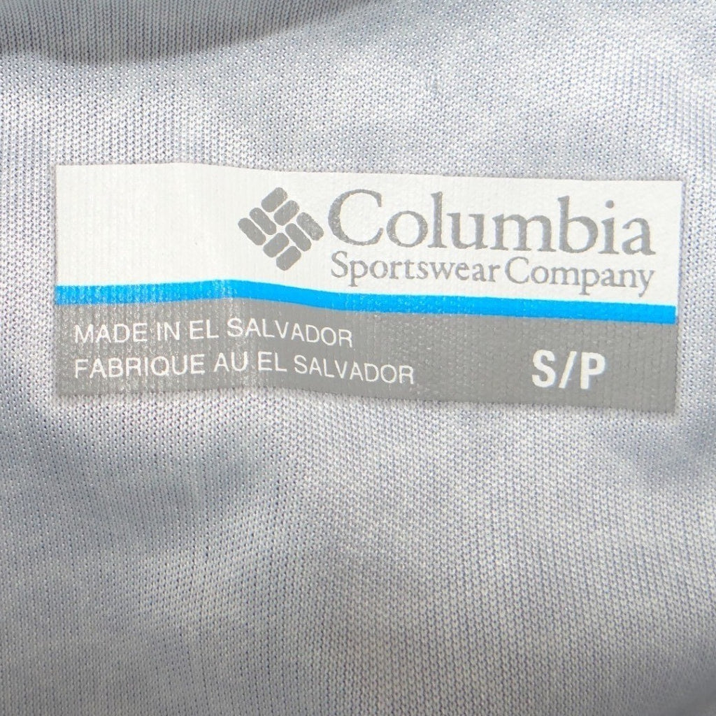 Columbia Womens Navy Blue Pebble Print Strappy Back Long Sleeve Active Top S