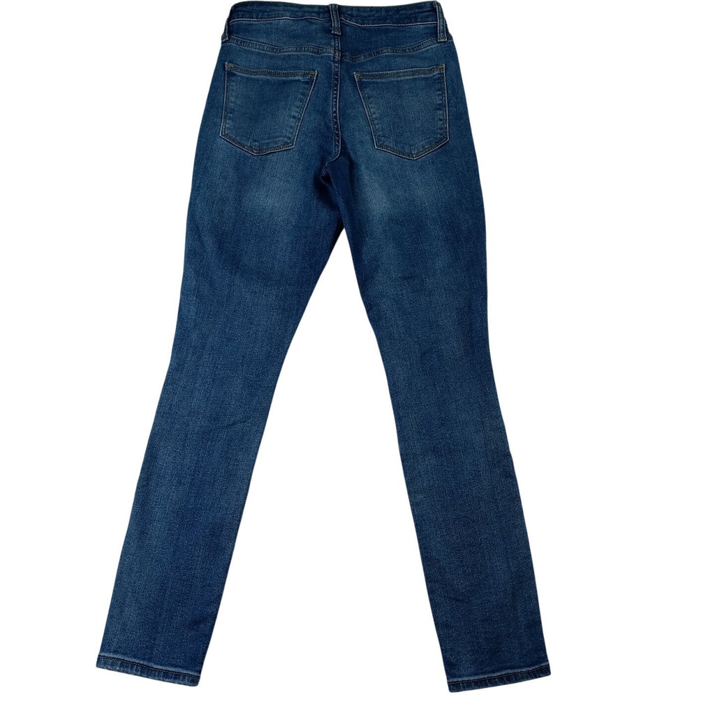 Universal Thread High Rise Skinny Jeans Patchwork Blue Denim Juniors Size 0 26R