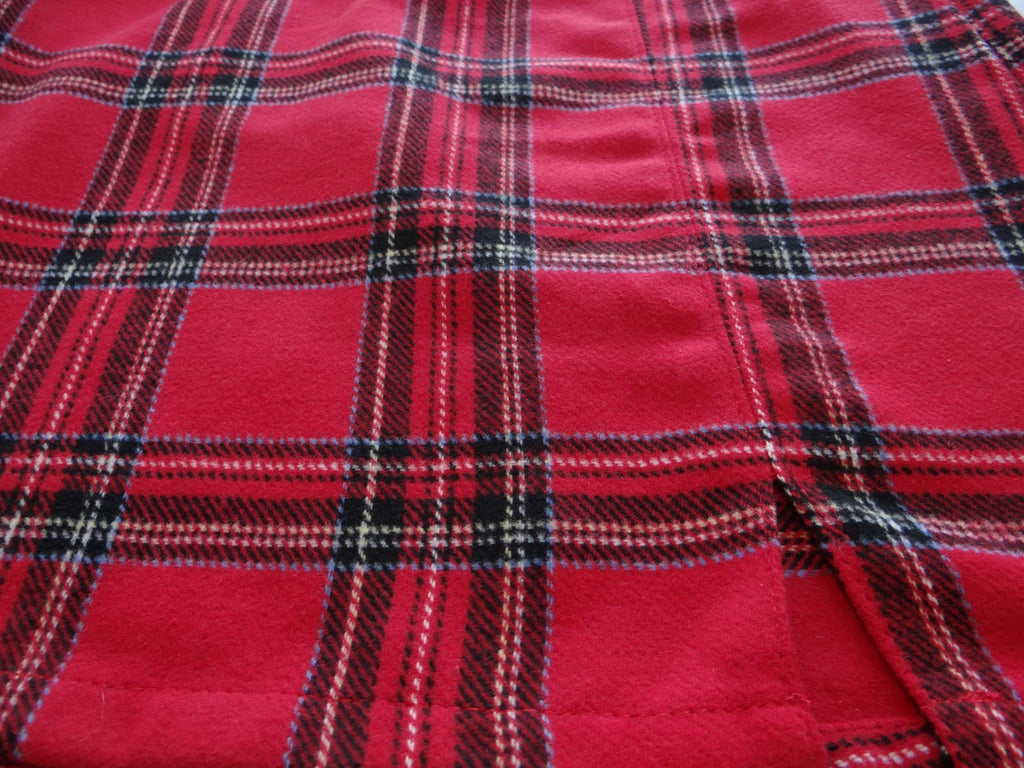 No Boundaries Red Plaid Skirt for Kids