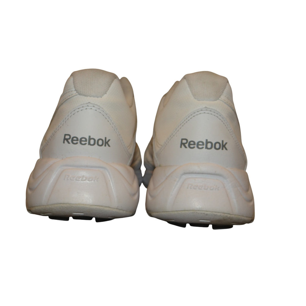 Reebok DMXMAX White Leather Wide 2E Walking Shoes Men's Size 8
