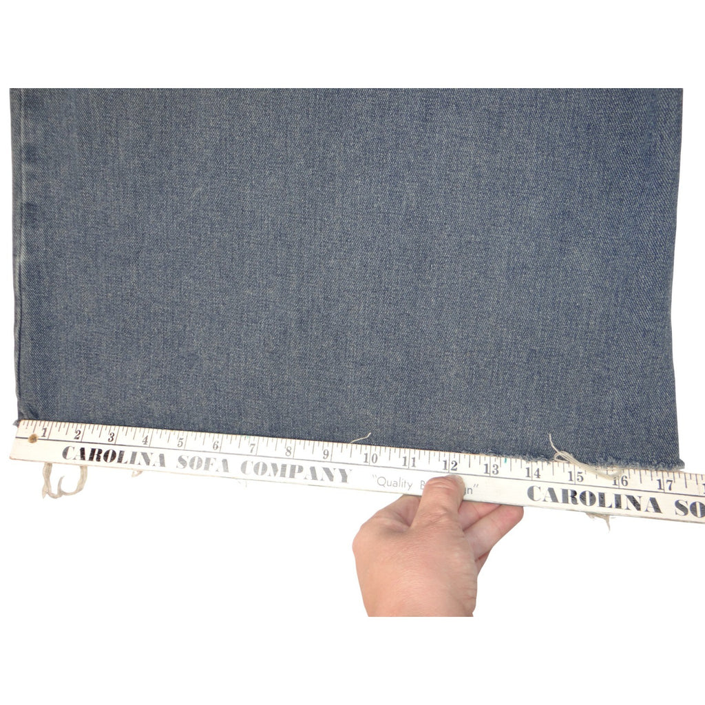 Y2K inspired Extreme Wide Leg Denim Jeans Cropped Raw Hem On Trend